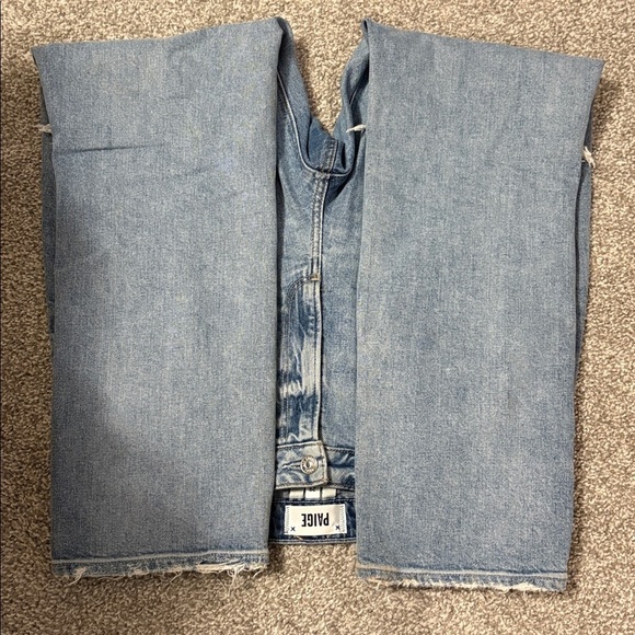 PAIGE Noelle High Rise Light Blue Jeans - Picture 7 of 7